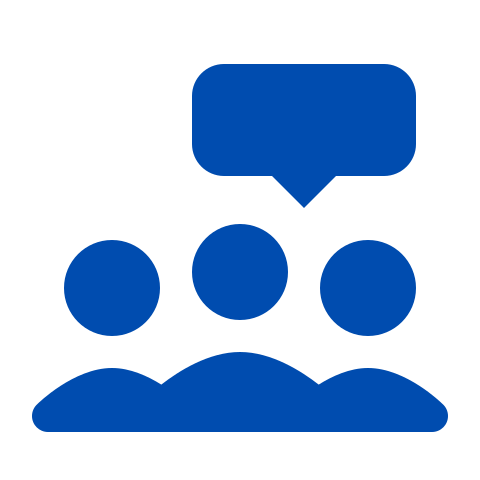 People talking icon